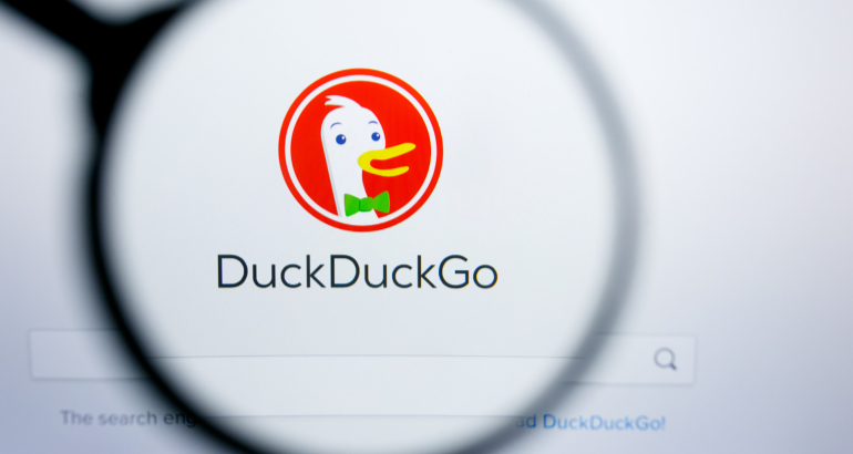 the DuckDuckGo browser